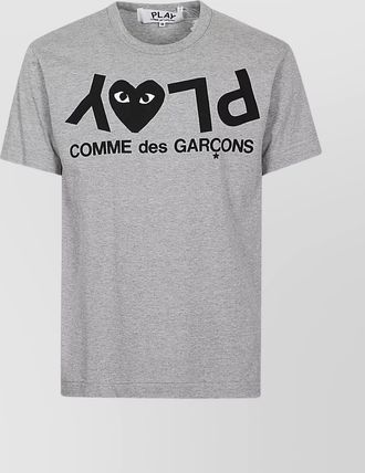 Comme Des Gar&ccedil;ons cotton logo print short-sleeve t-shirt