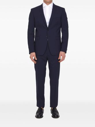Tonello virgin wool-blend suit - men - Elastane/Virgin Wool - 56 - Blue