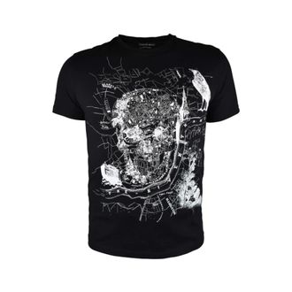 Alexander McQueen Hombre, Camisetas, Negro, Talla: S