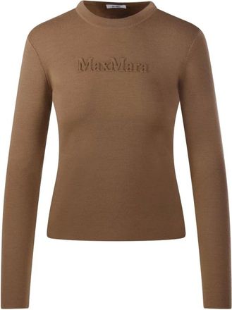 Max Mara Manto Sweater - Knitwear - Mujer - Marr&oacute;n - S