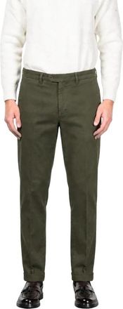 Mason's Square Werk Chino Broek - Heren - Chinos - Groen - S - Katoen - Broeken