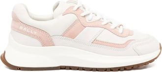 Bally Outline sneakers - women - Leather/Leather/Rubber - 37.5 - Pink