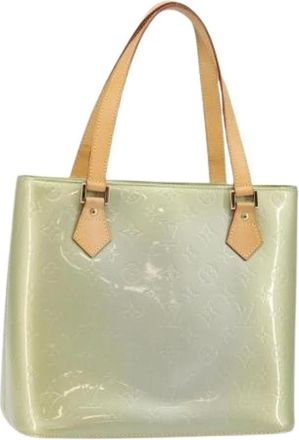 Louis Vuitton Pre-owned Tote Bags, female, Green, Size: ONE SIZE Pre-owned Vintage Patent Leather Hand Bag