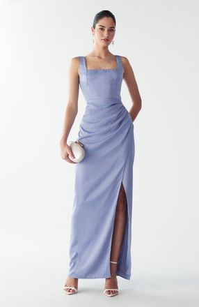 Willa Detroit Maxi Dress in Pearl Blue at Nordstrom, Size 8