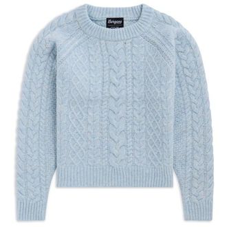 Bergans Lofoten Knitted Wool Jumper Wollpullover f&uuml;r Damen | grau