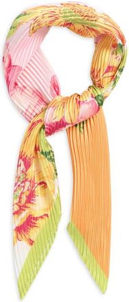 Echo Sunshine Garden Pleated Diamond Scarf in Peony at Nordstrom