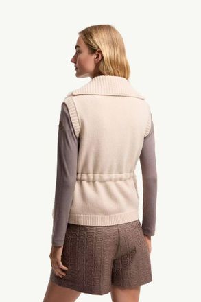 Moncler H26 Vest - Ecru