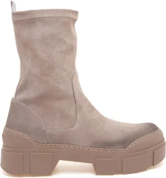 Vic Mati&eacute; Schoenen, Dames, Beige, 36 EU, Leer, Iconico Tronchetto