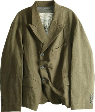 Ziggy Chen Blazer con bottoni - Verde