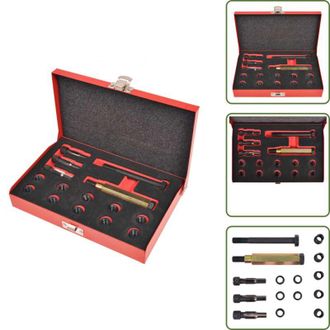 vidaXL The Living Store 15 Pz Kit Riparazione Filetto Candela Incandescenza M10x1,0 mm - Candeletta