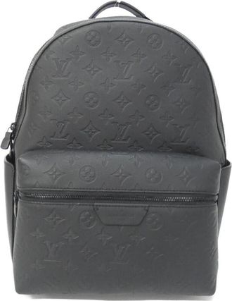 Louis Vuitton Black Leather Backpack (Pre-Owned)