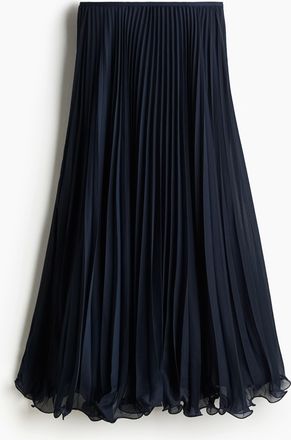 H&M Zarter Faltenjupe - Blue