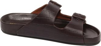 L'autre Chose Leren Pantoffels Modello Osl 188 - Dames - Sandalen - Bruin - 36 EU - Schoenen