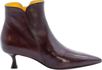 Mara Bini Tronchetto - Dames - Laarzen met Hak - Bruin - 36 EU - Leer - Schoenen