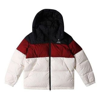 New Balance Winter Warm Puffer Jacket Asia Sizing White Black Red NPA43013-BUR