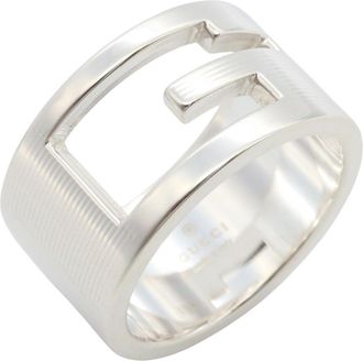Gucci Silver Silver 925 Band Ring (Pre-Owned)