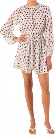 Misa Anthea Dress In Polka Dot