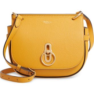 Mulberry Small Amberley Leather Satchel in Deep Amber at Nordstrom