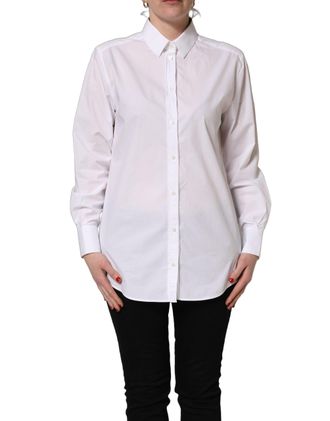 Dolce & Gabbana Cotton Button-Up Shirt - White