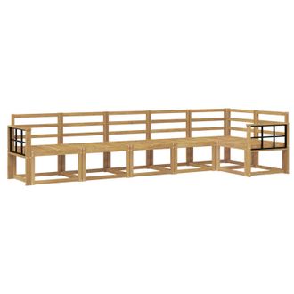 vidaXL Conjunto De Sof&aacute;s De Exterior 6 Pcs Blanco Vidaxl