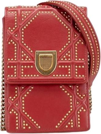 Dior Pre-owned Mini Bags, female, Red, Size: ONE SIZE Pre-owned Vintage Mini Bag