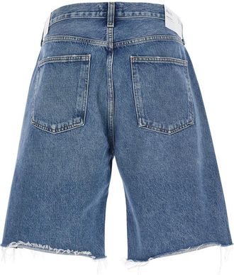 A Gold E Mens Shorts Anson Blue Regenerative Cotton