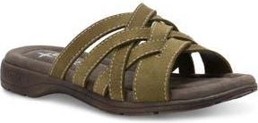 Eastland Hazel Slide Sandal in Olive at Nordstrom Rack, Size 11