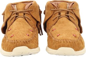 Visvim Tan Lhamo-Folk Lambskin Moccasin Boots