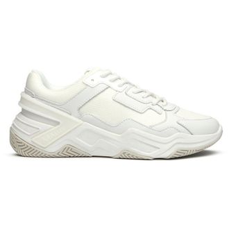 Mallet Footwear Mens Union Trainers - White Textile - Size UK 10