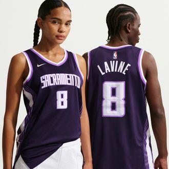 Nike Zach LaVine Sacramento Kings City Edition Nike Mens NBA Swingman Jersey in Purple | HM5995-539