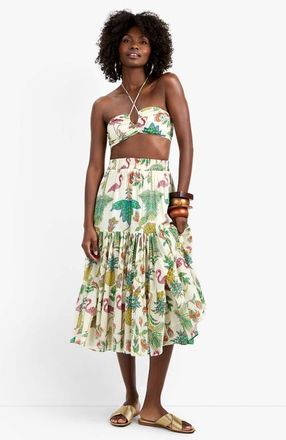 Trina Turk Marisalle Flamingo Fizz Voile Top at Nordstrom, Size X-Small