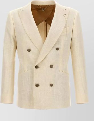 Maurizio Miri silk double-breasted blazer
