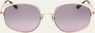 Tom Ford Abbey 58MM Geometric Sunglasses