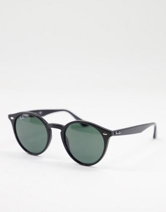 Ray-Ban Occhiali da sole rotondi neri 0rb2180-Nero