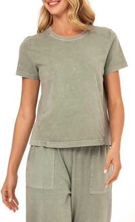 Threads 4 Thought Roselie Mineral Wash Cotton T-Shirt in Wasabi at Nordstrom, Size X-Large