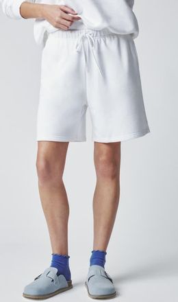 Florence By Mills Cozy Crush Boyfriend Shorts in Bright White at Nordstrom, Size Xx-Large