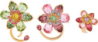 Swarovski Idyllia Mixed Cuts Crystal Ear Cuff Set (3)