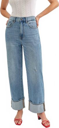 Daze Eastside Loose Cuff Jeans In Bemin