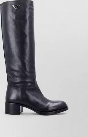 Prada leather tall boots