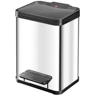 Hailo Colector De Residuos Ecol&oacute;gico Con Pedal Duo Plus M Capacidad