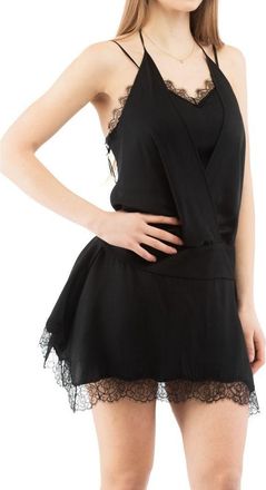 Moschino Womens Black Marabou Casual Dress