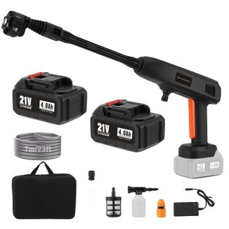 OEM Limpiadora De Alta Presi&oacute;n, Dise&ntilde;o Inal&aacute;mbrico, Potente Rendimiento De Limpieza, Color Negro