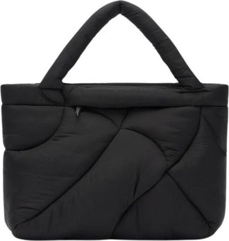 Roberto Cavalli Firenze Medium Tas - Dames - Handtassen - Zwart - ONE Size - Polyester - Tassen