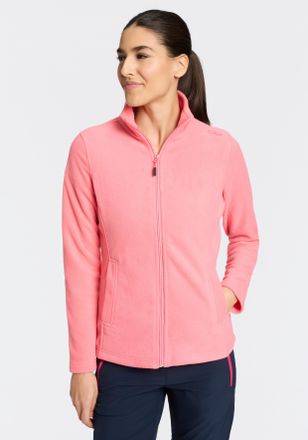 F.lli Campagnolo Fleecejacke CMP WOMAN JACKET, Damen, Gr. 36, coral, Fleece, Obermaterial: 100% Polyester, normal, Jacken Fleecejacke, w&auml;rmend, &Uuml;bergangsjacke