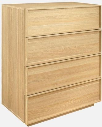 Sweeek Cassettiera effetto legno 4 cassetti