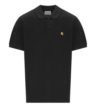 Carhartt Work in Progress POLO PIQUE S/S CHASE NERA CARHARTT WIP