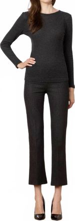 Avenue Montaigne Leo Flare Cut Pants In Glitzine