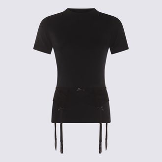 Balenciaga Black Cotton T-Shirt