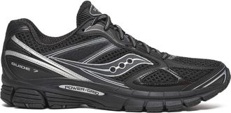 Saucony Mens Progrid Guide 7 Shoes In Black Silver
