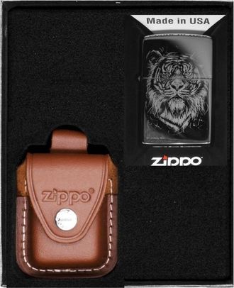 OEM Encendedor Zippo Lindsay Kivi Set De Regalo N.&ordm; 4